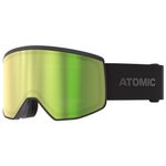 Atomic Masque de Ski Four Pro Hd Photo All Black Green Gold Hd + Clear Présentation