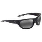 Maui Jim Lunettes de soleil Haulani Matte Black Neutral Grey Minéral Superthin Présentation