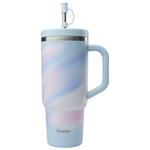 Qwetch Mug Travel Cup 900 ml Aura Pastel Bleu Présentation