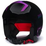 Briko Casque Vulcano 2.0 Shiny Black Violet Bondi Blue Présentation