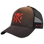 Watts Casquettes Tokyo Trucker Cap Carbon Deep Dye Brown Présentation Watts Casquettes Tokyo Trucker Cap Carbon Deep Dye Brown Présentation