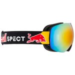 Red Bull Spect Masque de Ski Bent Matt Black Orange Red Mirror Présentation