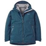 RAB Blouson Ski Optical Down Jacket Tempest Blue Présentation