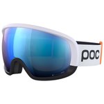 Poc Masque de Ski Fovea Race Hydrogen White Uranium Black Clarity Highly Intense Partly Sunny Blue Présentation
