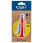 Opinel Couteaux (couverts) Mon Premier Opinel N°7 Blister Rouge Présentation