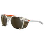 Julbo Lunettes de soleil Slack Cover Translucide Brillant Cristal Camel Spectron 3 Polarized Présentation