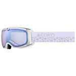 Cairn Masque de Ski Pearl Evolight Nxt Mat White Blue Leopard Présentation