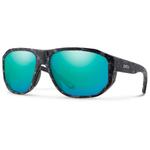 Smith Lunettes de soleil Outrigger Matte Ash Marble Chromapop Polarized Opal Mirror Présentation