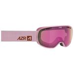 AZR Masque de Ski Smile Otg Rose Mat Irisé Rose Présentation