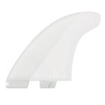 Fcs Ailerons Surf II Mick Fanning Twin + 1 White Profil