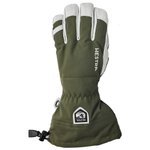 Hestra Gant Army Leather Heli Ski Glove Olive Présentation