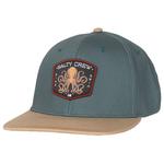 Salty Crew Casquettes Tako Club Boys Snapback Hydro Khaki Présentation