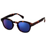 Izipizi Lunettes de soleil Sun #C Tortoise Soft Blue Mirror Présentation