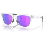 Oakley Lunettes de soleil Frogskins Range Range Matte Clear Prizm Violet Présentation