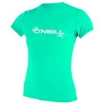 O'Neill Top Manches Courtes Womens Basic Skins S/S Sun Shirt Light Aqua Présentation