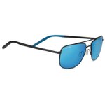 Serengeti Lunettes de soleil Tellaro Matte Black Blue Mineral Polarized 555nm Blue Présentation