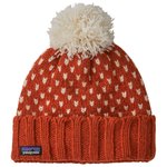 Patagonia Bonnet Snowbelle Beanie Offset Dot Bursnished Red Présentation