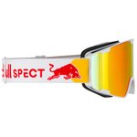 Red Bull Spect Masque de Ski Park Matt White Orange Red Mirror Présentation