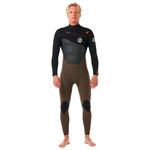 Rip Curl Combinaison Intégrale Flashbomb 4/3 Front Zip Deep Rock Présentation