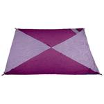 Ticket To The Moon Couverture Travel Blanket Plum Lavender Présentation