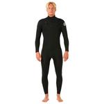 Rip Curl Combinaison Surf Dawn Patrol Pro Chest Zip 5/3 Black Présentation