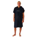 Rip Curl Poncho Brand Hooded Towel Black / Grey Présentation