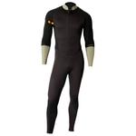Ocean Step Combinaison longe côte 4/3 Steamer Dual Zip Black Olive Présentation