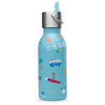 Qwetch Gourde Kids 350 ml Sport Active Honolulu Acier Présentation