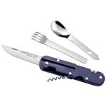 TB Outdoor Couteaux (couverts) Bivouac Set Bleu Présentation