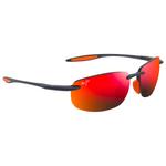 Maui Jim Lunettes de soleil Hookipa Ultra Matte Solid Dark Blue Hawaii Lava MauiUltra Présentation