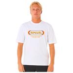 Rip Curl Top Manches Courtes Icons Of Surf UPF 50+ S/S White Présentation