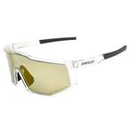 Binocle Eyewear Lunettes de soleil Horizon Shiny Translucide Gold Mirror Polarized Présentation