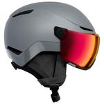 Atomic Casque de ski avec visière Revent Visor Photo Limestone Red Présentation
