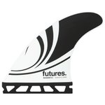 Futures Fins Ailerons Surf Futures Sharp Eye RTM Hex White / Black Présentation