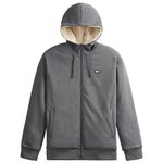 Picture Sweat Yinni Plush Zip Dark Grey Melange Présentation
