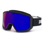 Briko Masque de Ski Vulcano Mask Sharp Lite Black Orange Base Blue Mirror Présentation