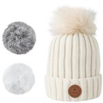 Cabaia Bonnet Kir Royal Beanie White Lurex Présentation