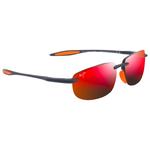 Maui Jim Lunettes de soleil Hookipa Ultra Asian Fit Matte Solid Dark Blue Hawaii Lava MauiUltra Présentation