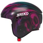 Briko Casque Vulcano 2.0 Graphik Shiny Seance Violet Black Pink Light Blue Présentation