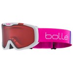 Bollé Masque de Ski Rocket White Pink Matte Vermillon Présentation