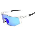 Binocle Eyewear Lunettes de soleil Horizon Shiny Translucide Blue Mirror Polarized Présentation