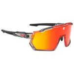 AZR Lunettes de soleil Pro Race Rx Crystale Grise Noire Vernie Multicouche Rouge Présentation