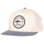 Salty Crew Casquettes Bruce Boys 6 Panel Off White Slate Présentation