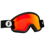 Electric Masque de Ski Hex Matte Black Red Chrome Présentation