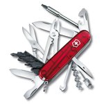 Victorinox Couteaux (couverts) Cyber Tool M Red Translucide Présentation