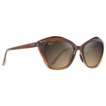 Maui Jim Lunettes de soleil Lotus Chocolat Dégradé Bronze Hcl Minéral SuperThin Présentation