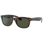 Ray Ban Lunettes de soleil RB2132 New Wayfarer Classic Polished Tortoise Green G-15 Présentation