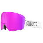 Giro Masque de Ski Contour Rs White Silver Wordmark Vivid Pink + Vivid Infrared Présentation