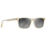 Maui Jim Lunettes de soleil Okina Shiny Amarillo Claro Translucide Neutral Grey Minéral Superthin Présentation