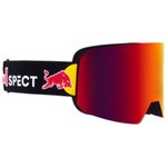 Red Bull Spect Masque de Ski Line Matt Black IBoost Brown Red Mirror + Cloudy Snow Présentation